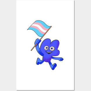 Trans Rights Pride Flag Four! Posters and Art